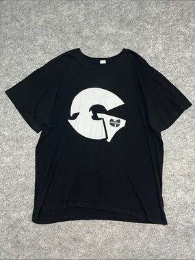 90s Black GZA “Genius” Wu-Tang Clan Graphic Tee Vintage Rap Tee